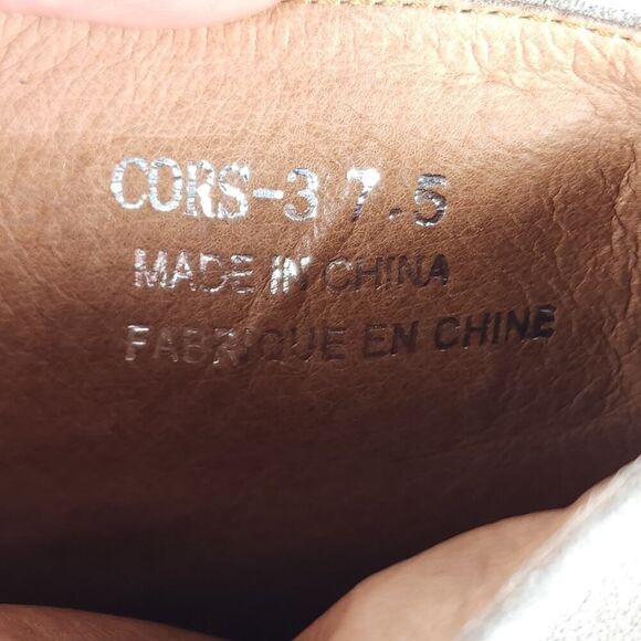 Jeffrey Campbell Women's Cors US7,5 Taupe Suede Square Toe Lace-up Ankle Booties - Picture 12 of 16